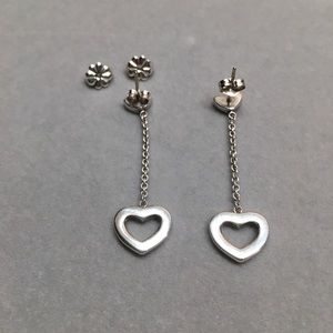 Tiffany & Co. Heart Lariat Dangle Earrings